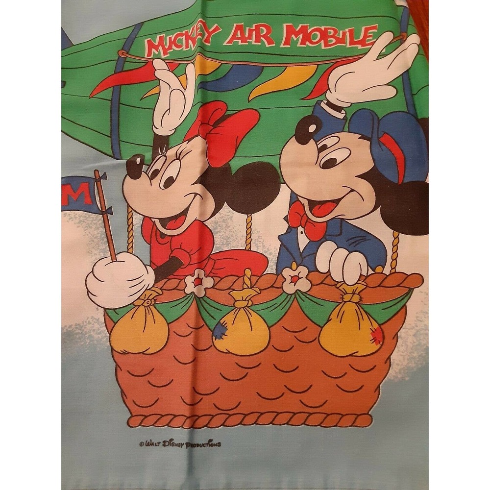 Vintage Disney Twin Sheet Set Dumbo Mickey Donald